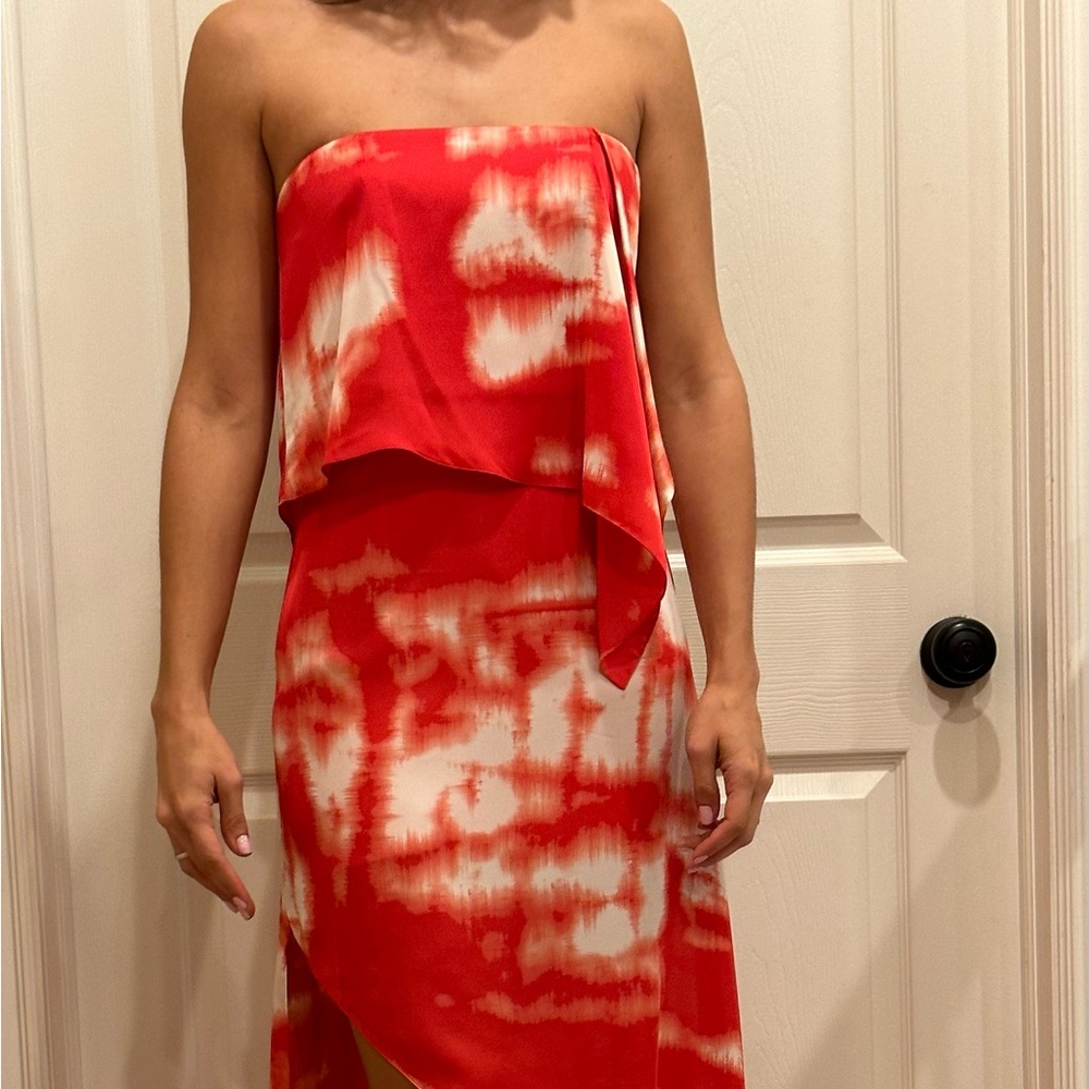 BCBG Maxazria Daniella dress; Sleeveless flowy Maxi dress